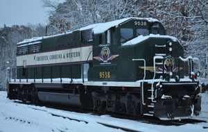 ACWR 9538 EMD GP-40-2 locomotive